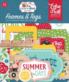 Echo Park "A Slice Of Summer" Frames & Tags