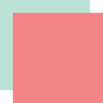 Echo Park "Pool Party" 12x12" Coordinating Solids Paper - Cardstock