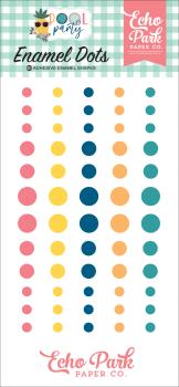 Echo Park "Pool Party" Enamel Dots 60 Stk.