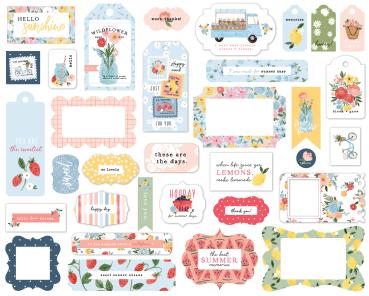 Carta Bella "Summer" Frames & Tags