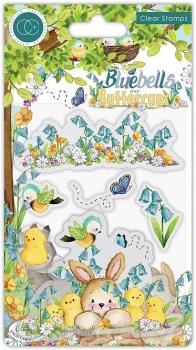Craft Consortium Bluebells and Buttercups Chicks Clear Stamps 