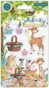 Craft Consortium Bluebells and Buttercups Picnic Clear Stamps 