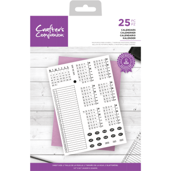 Crafters Companion - Calendars - Clear Stamps