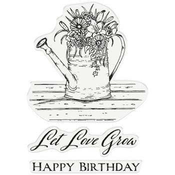 Crafters Companion - Let Love Grow  - Clear Stamps