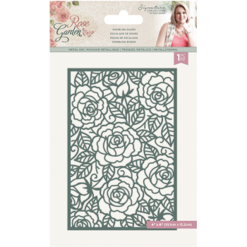 Crafters Companion -Rose Garden Metal Dies Rambling Roses - Stanze