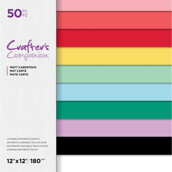 Crafters Companion - Everyday Brights - 12" Paper Pack