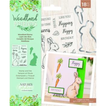 Crafters Companion - Woodland Friends Bunny - Stanze & Stempel