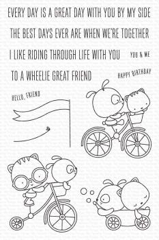 My Favorite Things Stempelset "Wheelie Great Friend" Clear Stamp Set