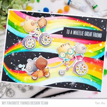 My Favorite Things Stempelset "Wheelie Great Friend" Clear Stamp Set