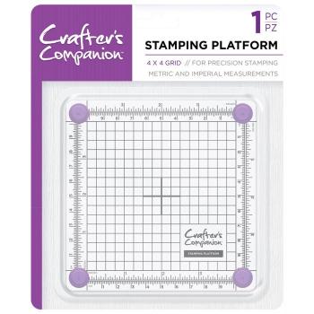 Crafters Companion -Stamping 4x4 Inch Platform - Stempelhilfe