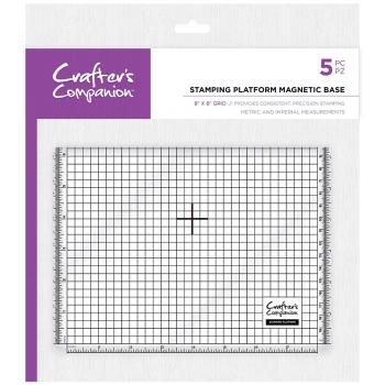 Crafters Companion -Stamping Platform & Magnetic Base - Stempelhilfe- 