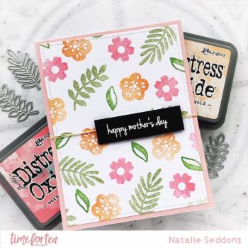 Time For Tea Dies Spring Blooms Metal 