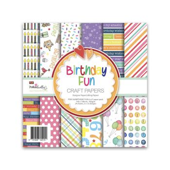 Polkadoodles "Birthday Fun" 6x6" Paper Pad