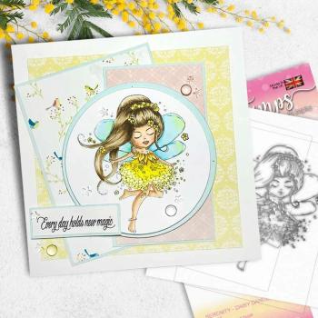 Polkadoodles Stempel "Serenity Daisy Dance" Clear Stamp-Set