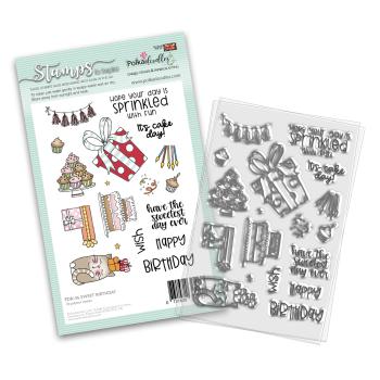 Polkadoodles Stempel "Sweet Birthday" Clear Stamp-Set
