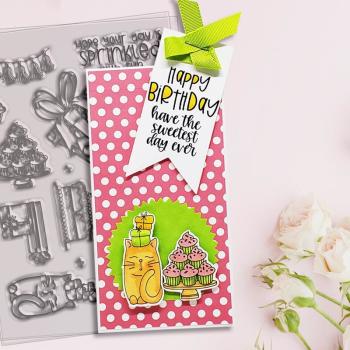 Polkadoodles Stempel "Sweet Birthday" Clear Stamp-Set