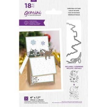 Gemini Christmas Cottage Stamp & Die -Stempel & Stanze - Winterlandschaft