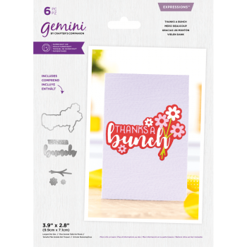 Gemini Expressions Thanks A Bunch Metal Dies - Stanze - 