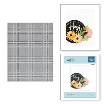 Spellbinders Embossingfolder "Plaid Company" - Prägefolder