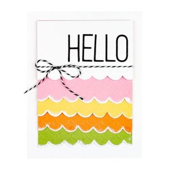 Spellbinders Embossingfolder "Scallops" - Prägefolder