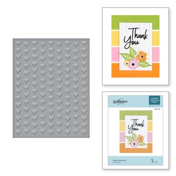 Spellbinders Embossingfolder "Heart and Soul" - Prägefolder