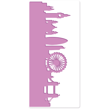 Gemini Best of British London Skyline Embossing Folder - Prägeschablone - London