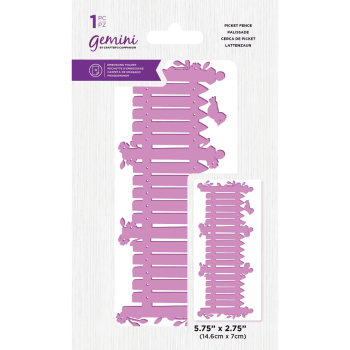 Gemini Best of British Picket Fence Embossing Folder - Prägeschablone - Gartenzaun