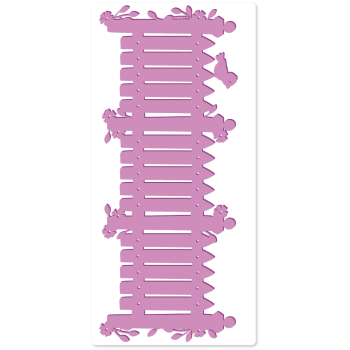 Gemini Best of British Picket Fence Embossing Folder - Prägeschablone - Gartenzaun