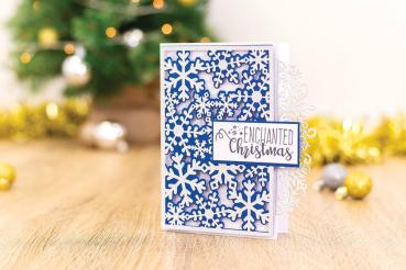 Gemini  Snowflake Kisses  Double-Sided Die - doppelseitige Stanze Schneeflocken