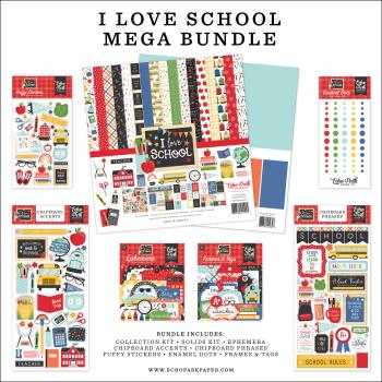 Echo Park "I Love School" Mega Bundle - Komplettpaket 