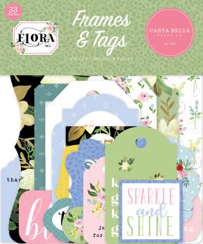 Carta Bella "Flora No.4" Frames & Tags