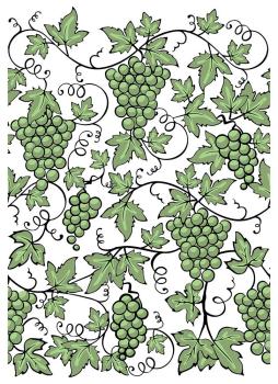 Crafters Companion - Fruit of the Vine - Clear Stamps Layering - 3D Effekt-Stempel