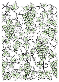 Crafters Companion - Fruit of the Vine - Clear Stamps Layering - 3D Effekt-Stempel