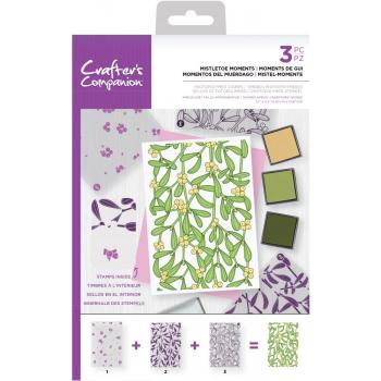 Crafters Companion - Mistletoe Moments - Clear Stamps Layering - 3D Effekt-Stempel