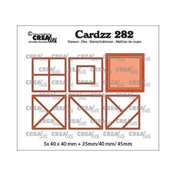 Crealies - Cardzz 282 - Dies - Stanzen - Elemente Quadrate 