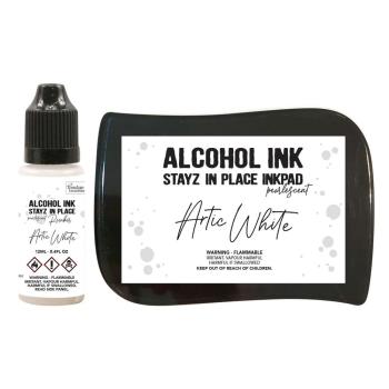 Couture Creations Stayz in Place Alcohol Ink  Pearlescent - Stempelkissen Perlglanz Artic White 