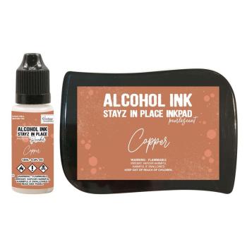 Couture Creations Stayz in Place Alcohol Ink  Pearlescent - Stempelkissen Perlglanz Copper 
