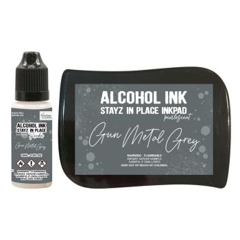 Couture Creations Stayz in Place Alcohol Ink  Pearlescent - Stempelkissen Perlglanz Gun Metal 