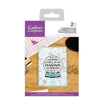 Crafters Companion - It's Beginning To Look - Clear Stamps