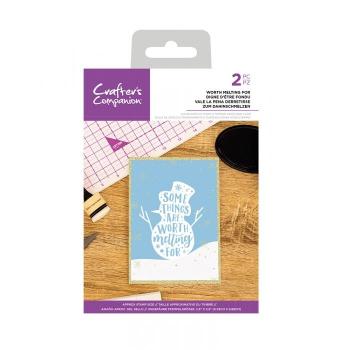Crafters Companion - Worth Melting For - Clear Stamps
