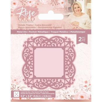 Crafters Companion - Rose Gold Ornate Frame Die - Stanze