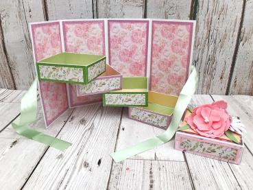 Crafters Companion - Garden of Love Satin Ribbon - Bänder
