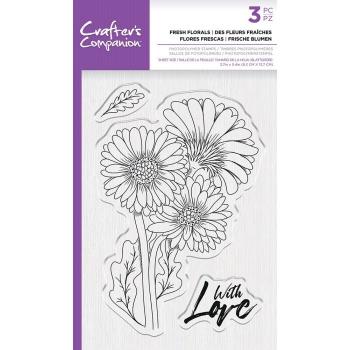 Crafters Companion - Fresh Florals - Clear Stamps