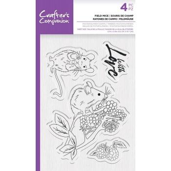 Crafters Companion - Field Mice - Clear Stamps