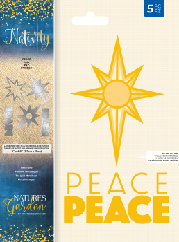 Crafters Companion - Nativity Peace Die - Stanze