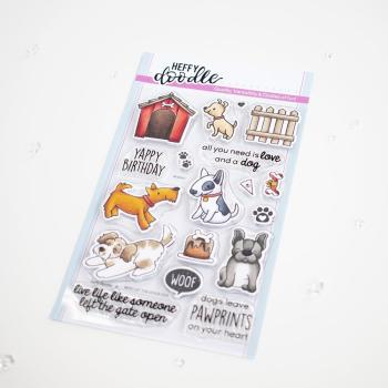Heffy Doodle Who Let the Dogs Out   Clear Stamps - Stempel 