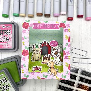 Heffy Doodle Who Let the Dogs Out  Cutting Dies - Stanze