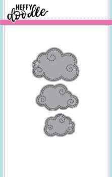 Heffy Doodle Swirly Clouds  Cutting Dies - Stanze  