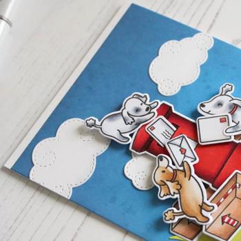 Heffy Doodle Swirly Clouds  Cutting Dies - Stanze  