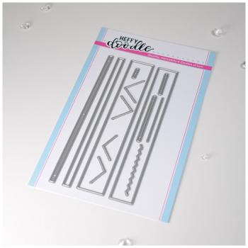 Heffy Doodle More Strips Of Ease  Cutting Dies - Stanze  